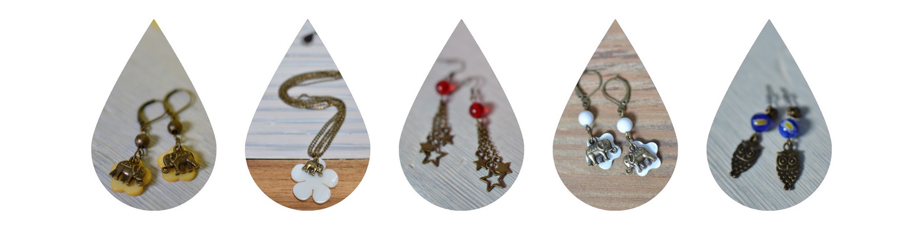 Idée cadeau pour Noël : 5 bijoux fantaisie bronze vieilli #BDJ152